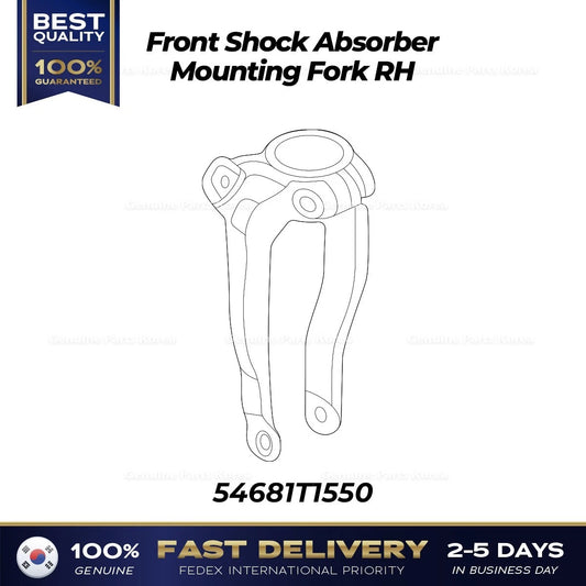 Genuine Front Shock Absorber Mounting Fork RH 54681T1550 for Genesis G80