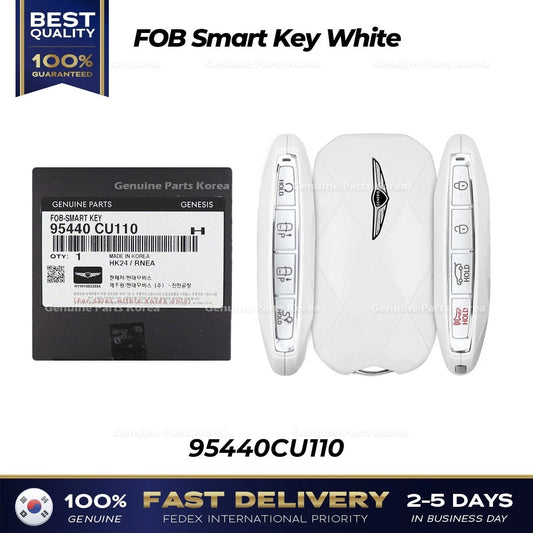 ⭐Genuine⭐ FOB Smart Key White 95440CU110 for Hyundai Genesis GV60