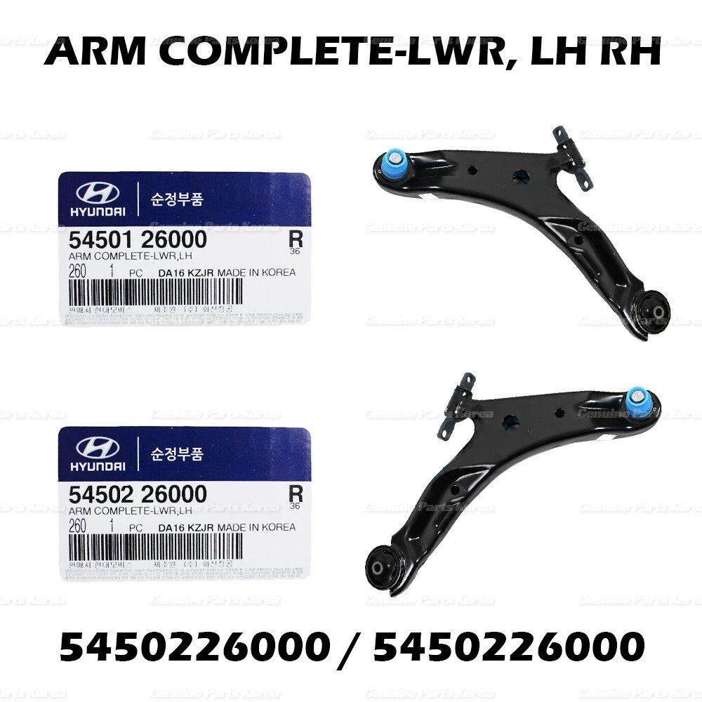 ⭐Genuine⭐ Control Arm FRONT LOWER LH RH 2P 1Set for Hyundai Santa Fe 2001 - 2006