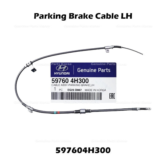 ⭐Genuine⭐ Parking Brake Cable LH 597604H300 for Hyundai Grand Starex H1