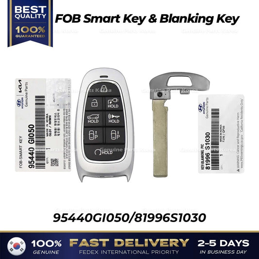 ⭐Genuine⭐ FOB Smart Key & Blanking Key 95440GI050 for Hyundai Genesis GV80