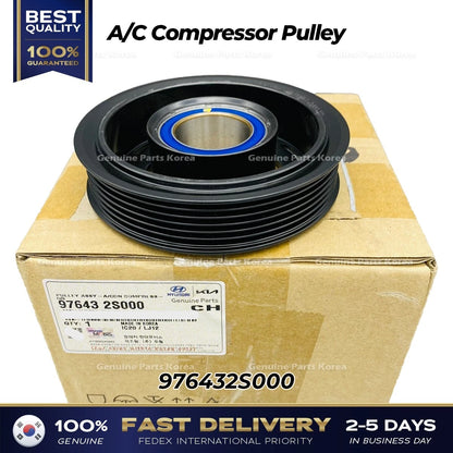 Genuine A/C Compressor Pulley 976432S000 for Hyundai Tuscon Kia Sorento