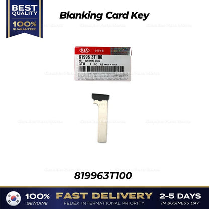 Genuine Blanking Card Key 819963T100 for Kia K900