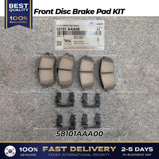 ⭐Genuine⭐ Front Disc Brake Pad KIT 58101AAA00 for Hyundai Elantra