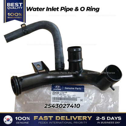 Genuine Water Inlet Pipe & O Ring 2543027410 for Hyundai Santa Fe