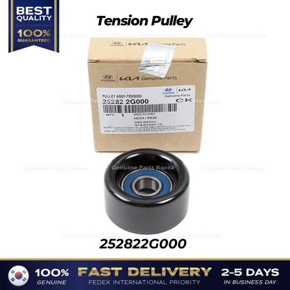Genuine Tension Pulley 252822G000 for Hyundai Santa Fe Kia Forte