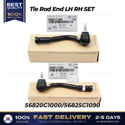 Genuine Tie Rod End LH RH SET 56820C1000 56825C1090 for Hyundai Kia