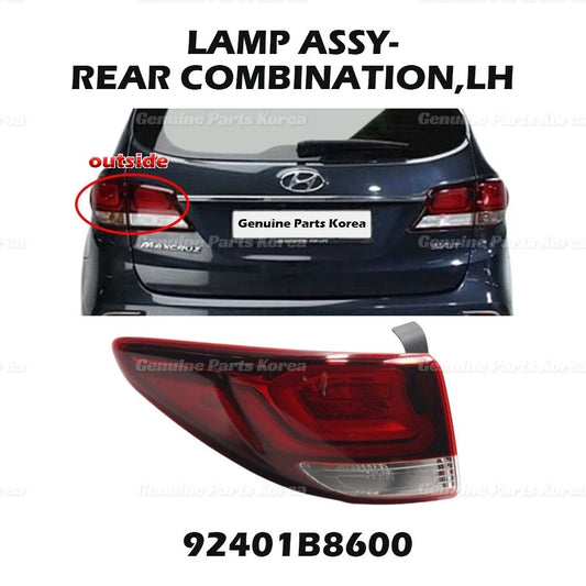 ⭐Genuine⭐ Tail Light Lamp Outside LH for HYUNDAI Santa FE XL Maxcruz 14-17