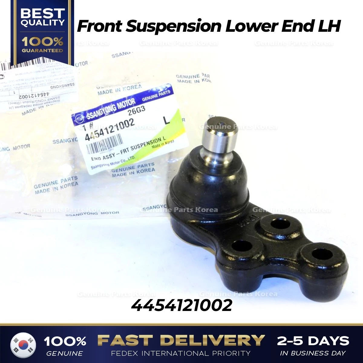 Genuine Front Suspension Lower End LH 4454121002 for Ssangyong Stavic Rodius