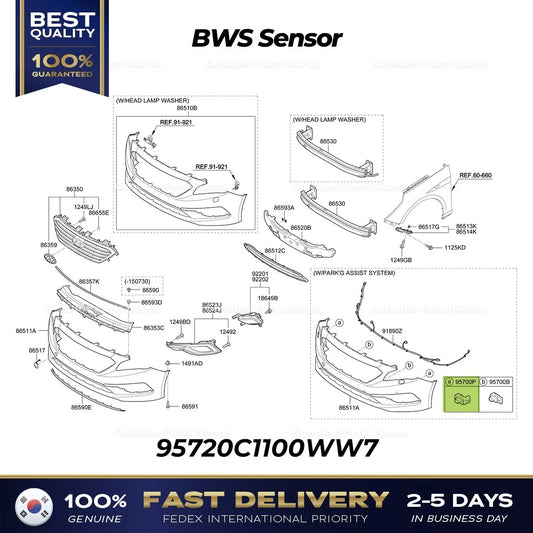 ⭐Genuine⭐ BWS Sensor 95720C1100WW7 for Hyundai Sonata