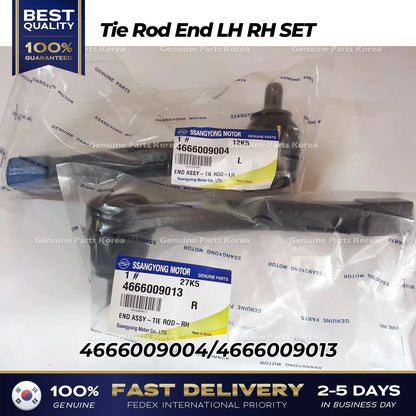 Genuine Tie Rod End LH RH SET 4666009004 4666009013 for Ssangyong Actyon