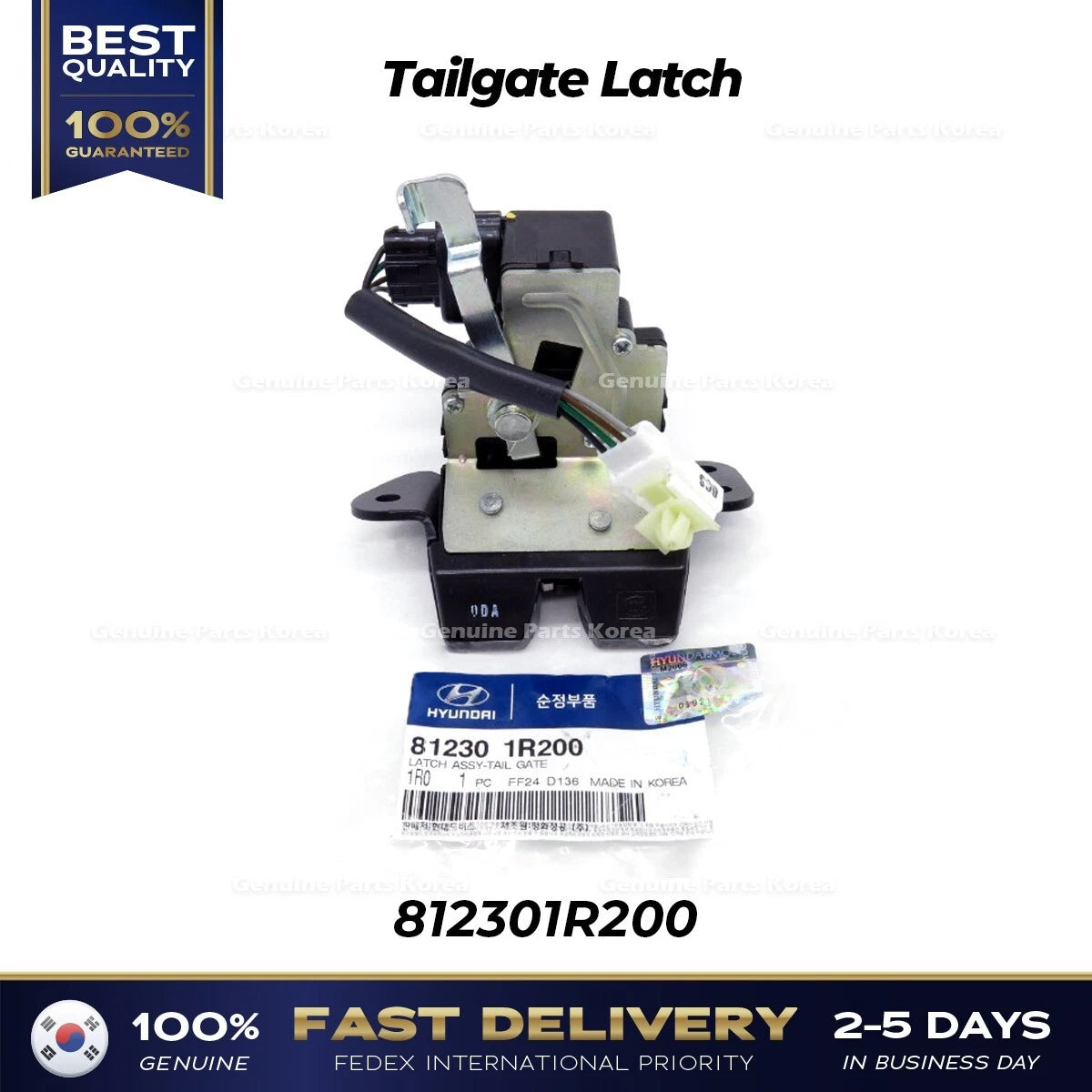 ⭐Genuine⭐ Tailgate Latch 812301R200 for Hyundai Accent