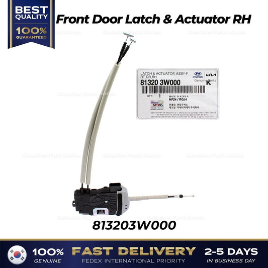 ⭐Genuine⭐ Front Door Latch & Actuator RH 813203W000 for Kia Sportage