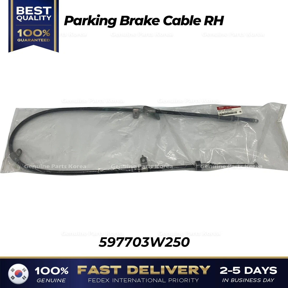 ⭐Genuine⭐ Parking Brake Cable RH 597703W250 for Kia Sportage
