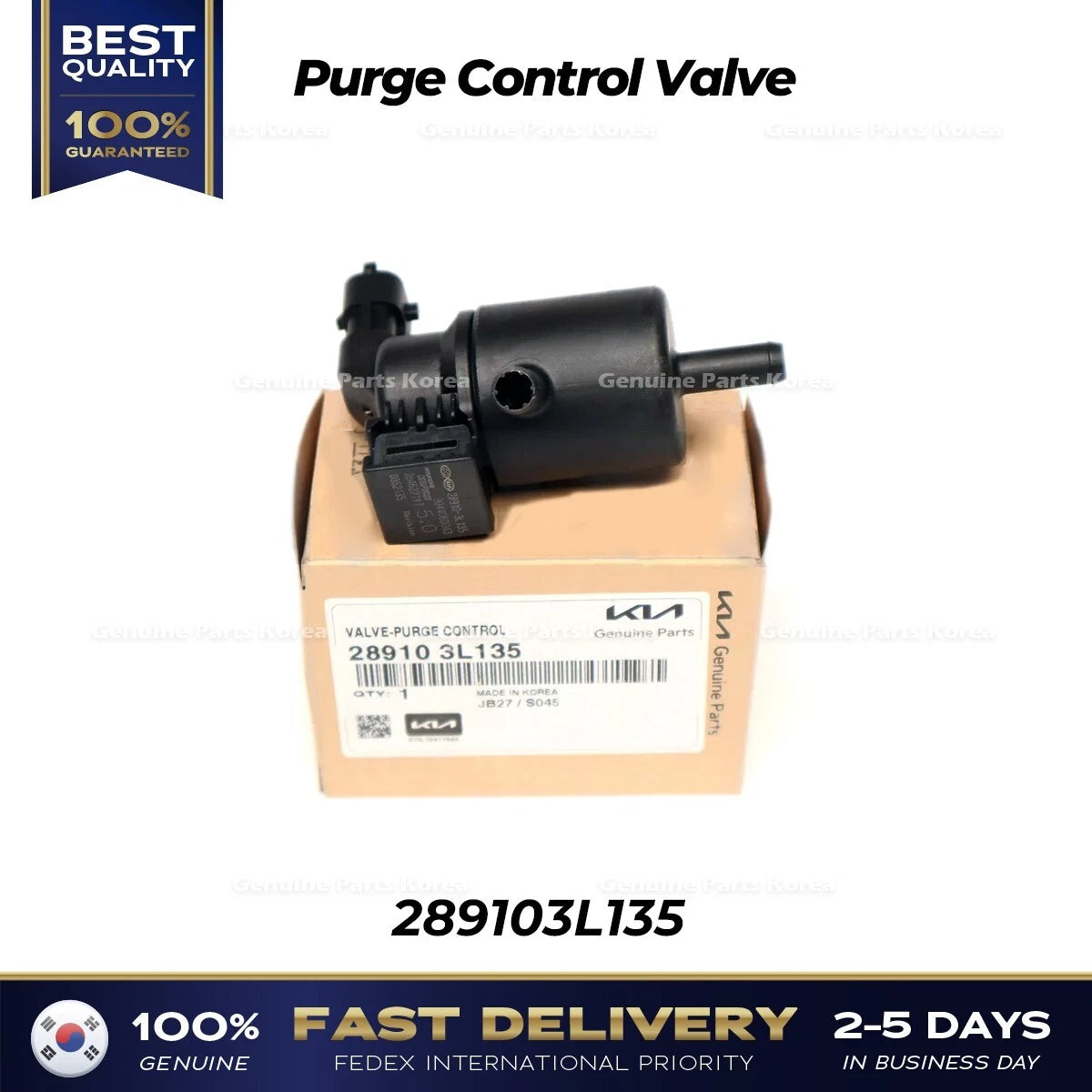 ⭐Genuine⭐ Purge Control Valve 289103L135 for Hyundai Palisade Kia Sedona