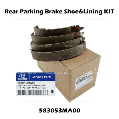 Genuine Rear Parking Brake Shoe & Lining KIT 583053MA00 for Hyundai Genesis
