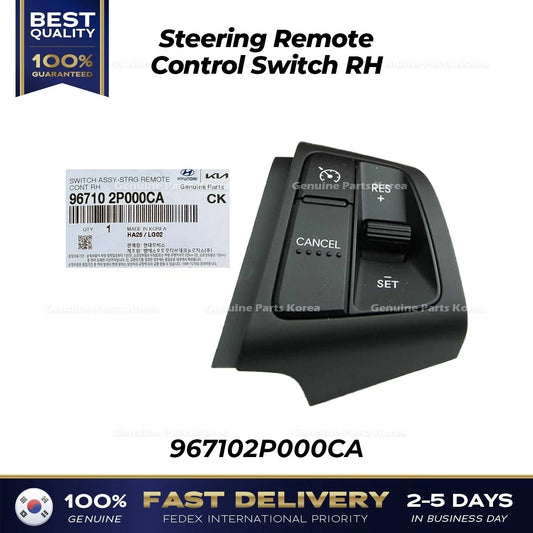 ⭐Genuine⭐ Steering Remote Control Switch RH 967102P000CA for Kia Sorento