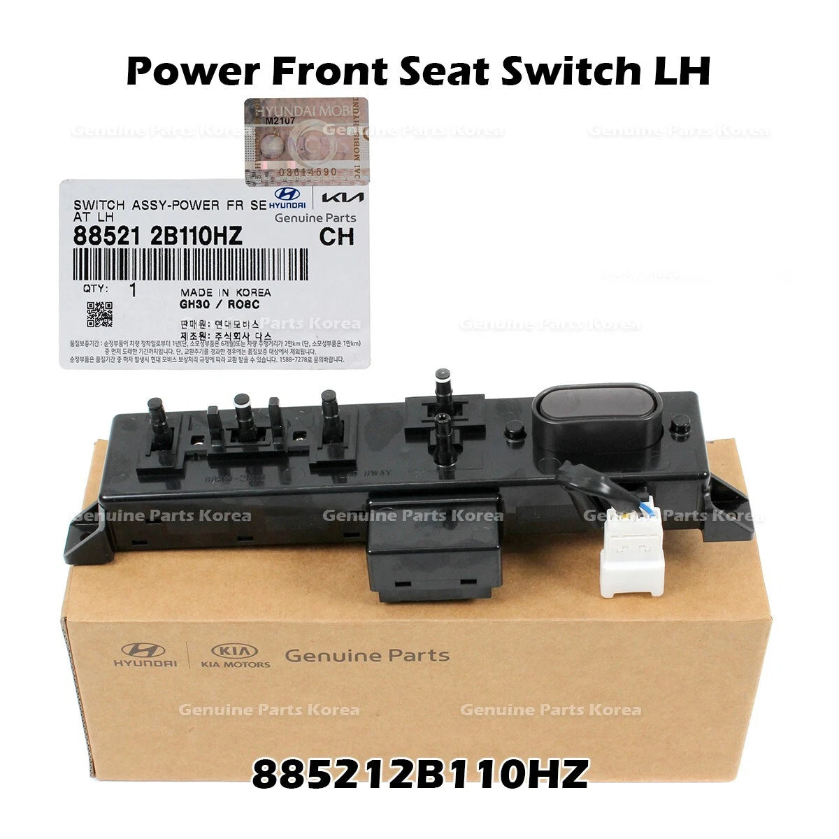 ⭐Genuine⭐ Power Front Seat Switch LH 885212B110HZ for Hyundai Santa Fe