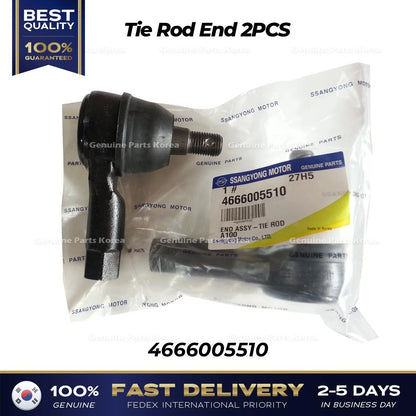 Genuine Tie Rod End 2PCS 4666005510 for Ssangyong Rodius/Stavic