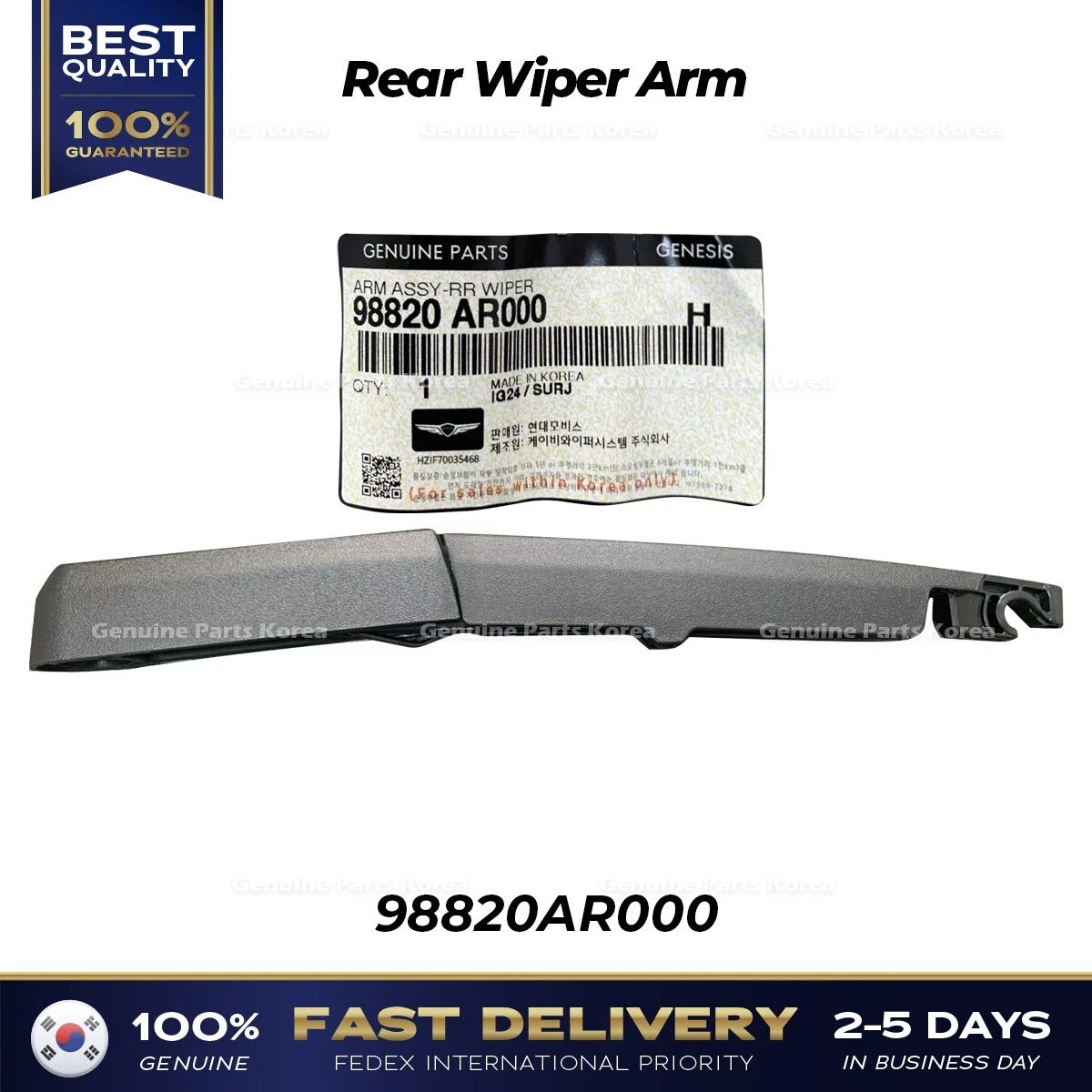 ⭐Genuine⭐ Rear Wiper Arm 98820AR000 for Hyundai Genesis GV70