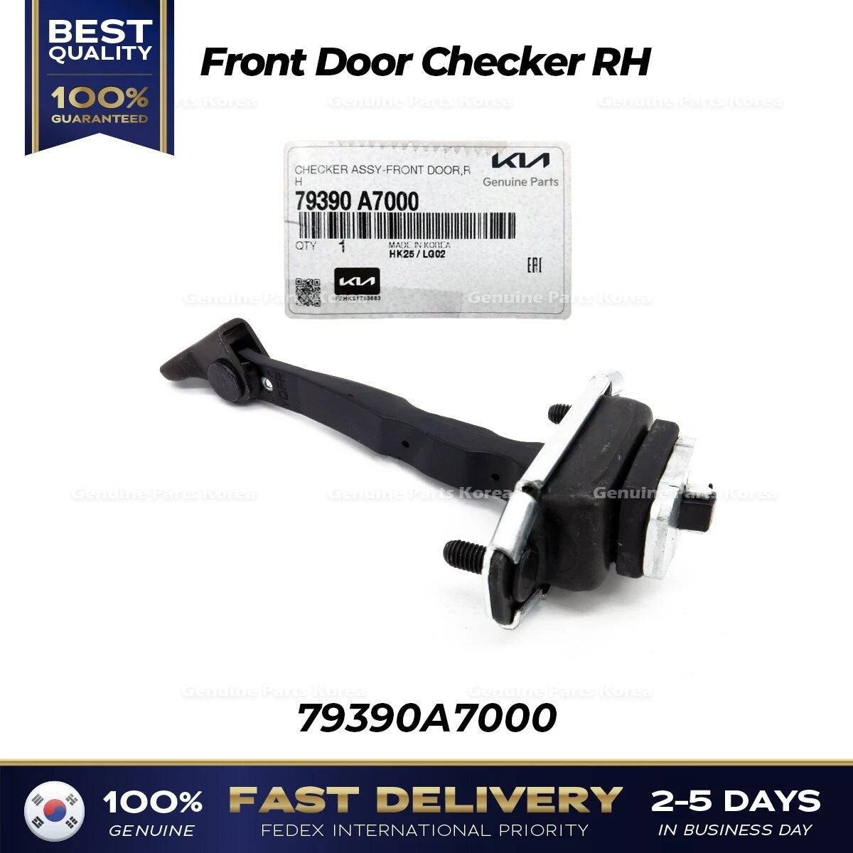 ⭐Genuine⭐ Front Door Checker RH 79390A7000 for Kia Forte Forte Koup