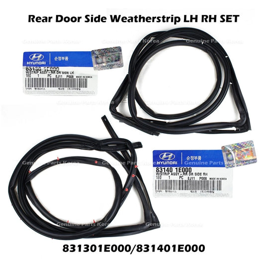 ⭐Genuine⭐ Rear Door Side Weatherstrip LH RH SET for Hyundai Accent