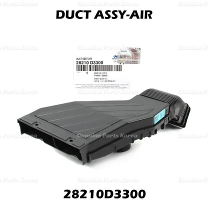 Genuine Air Intake Duct Tube 28210D3300 for Hyundai Tucson 1.6L 2016 - 2018
