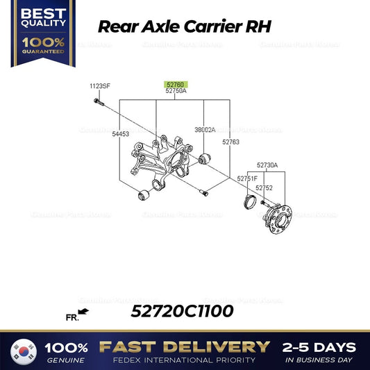 ⭐Genuine⭐ Rear Axle Carrier RH 52720C1100 for Hyundai Sonata Kia K5