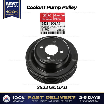 Genuine Coolant Pump Pulley 252213CGA0 for Hyundai Kia
