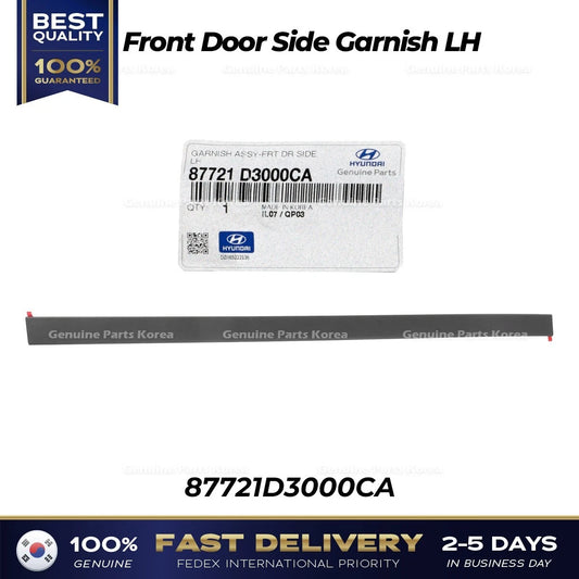 ⭐Genuine⭐ Front Door Side Garnish LH 87721D3000CA for Hyundai Tucson