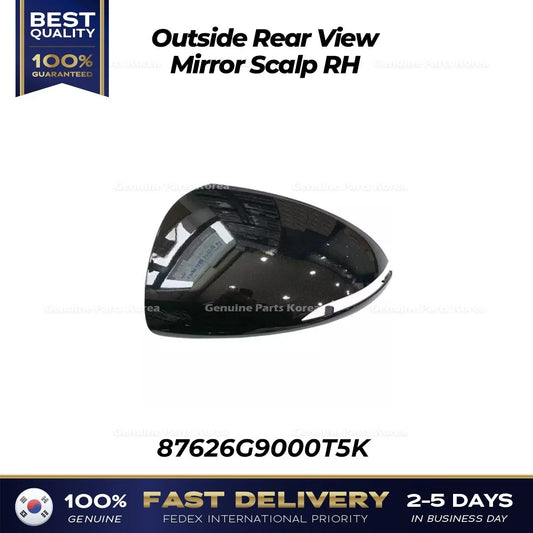 ⭐Genuine⭐ Outside Rear View Mirror Scalp RH 87626G9000T5K for Genesis G70