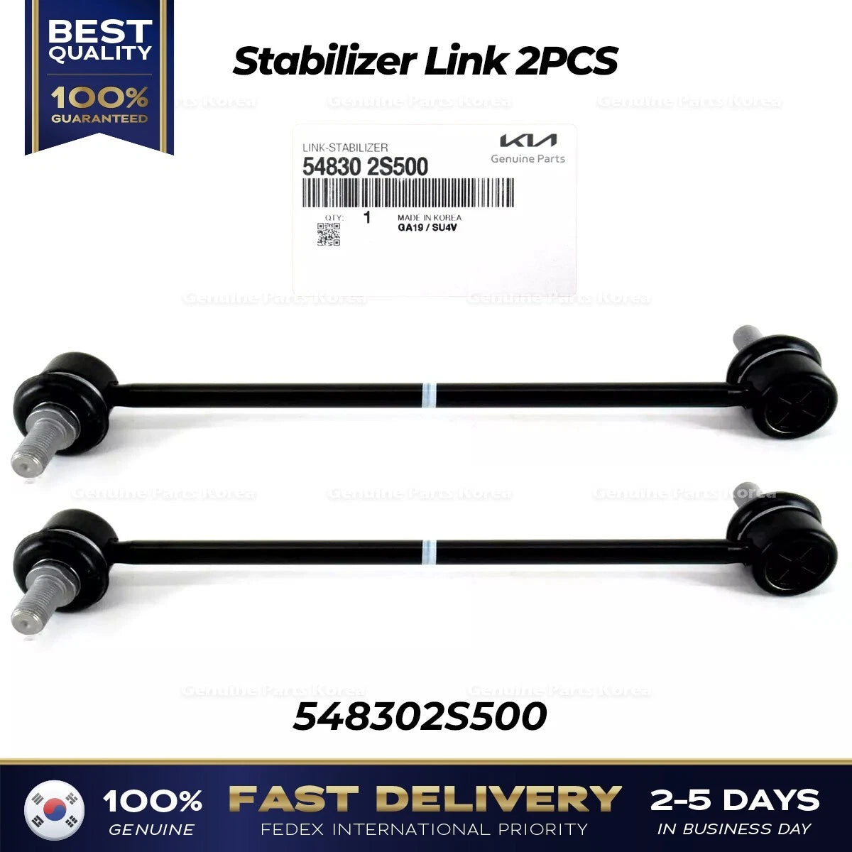 ⭐Genuine⭐ Stabilizer Link 2PCS 548302S500 for Hyundai Tucson Kia Sportage