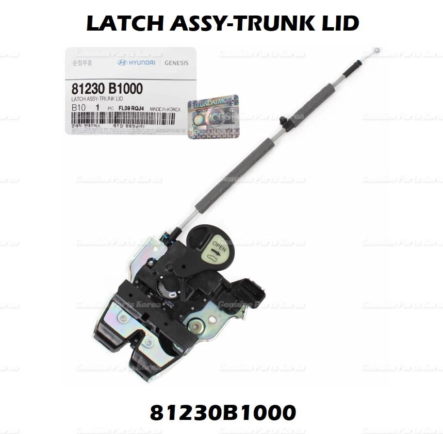 ⭐Genuine⭐ Rear Trunk Lock Actuator 81230B1000 for Hyundai Genesis G80 2015-2020