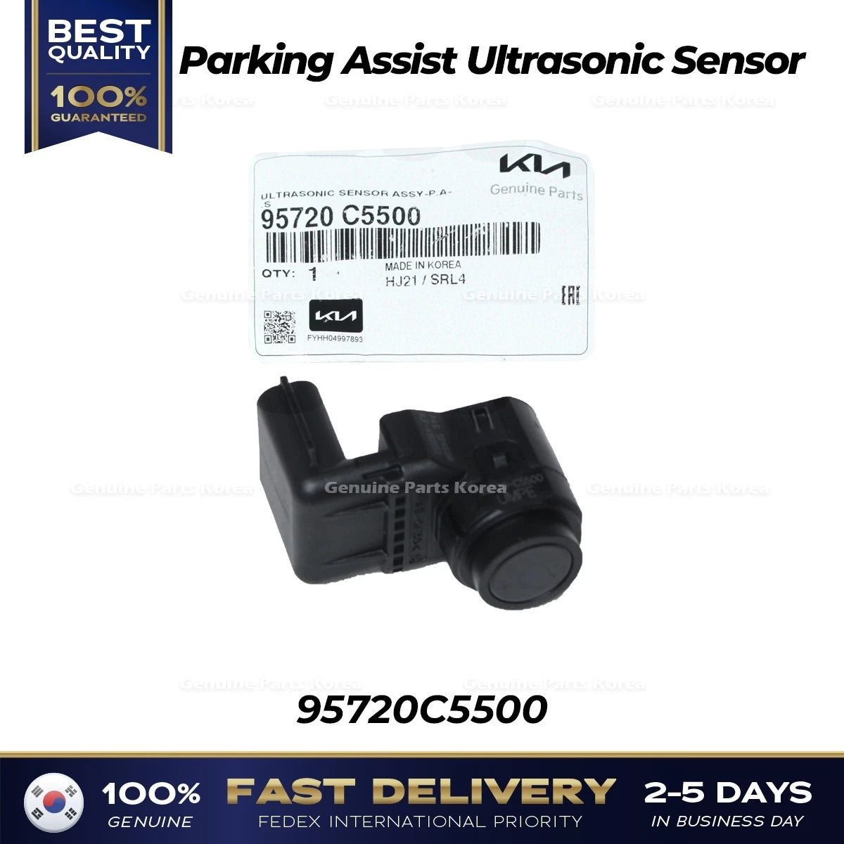 ⭐Genuine⭐ Parking Assist Ultrasonic Sensor 95720C5500 for Kia Sorento