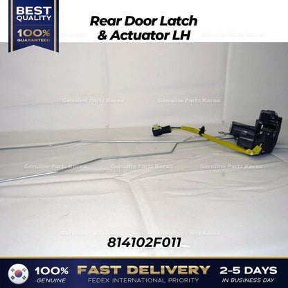 Genuine Rear Door Latch & Actuator LH 814102F011 for Kia Spectra
