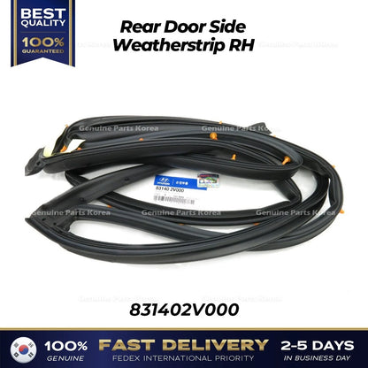 Genuine Rear Door Side Weatherstrip RH 831402V000 for Hyundai Veloster