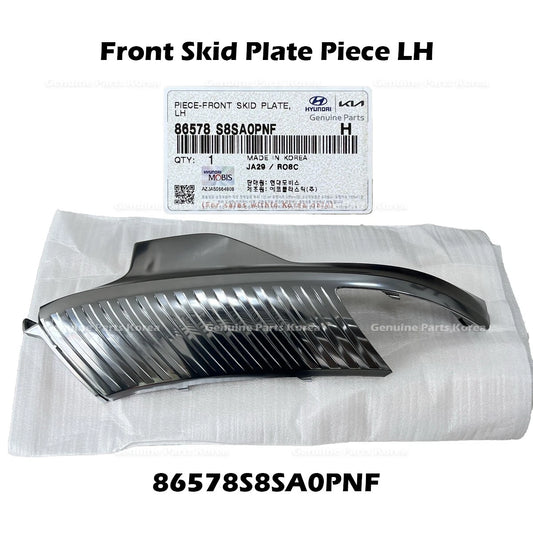 Genuine Front Skid Plate Piece LH 86578S8SA0PNF for Hyundai Palisade