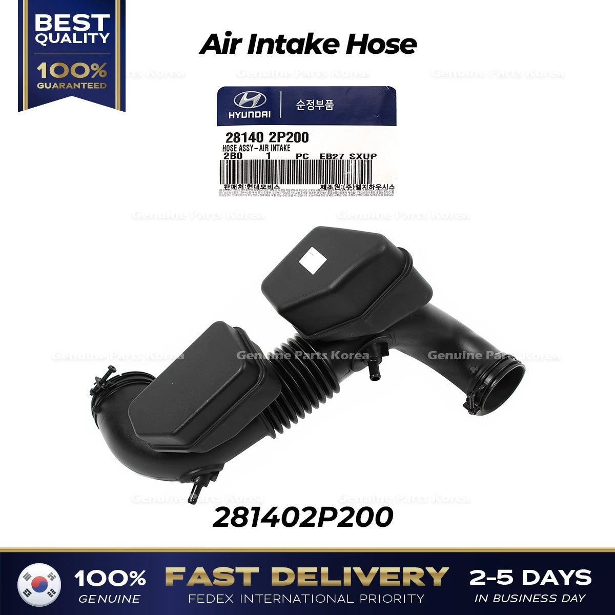 ⭐Genuine⭐ Air Intake Hose 281402P200 for Hyundai Santa Fe Kia Sorento