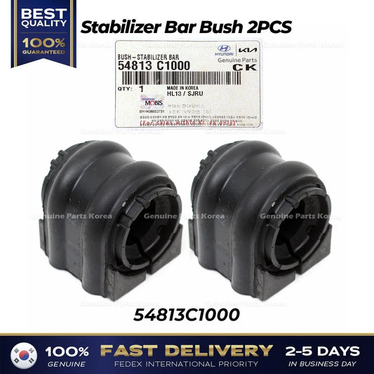 ⭐Genuine⭐ Stabilizer Bar Bush 2PCS 54813C1000 for Hyundai Sonata Kia Optima