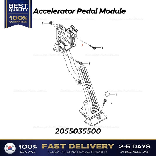 ⭐Genuine⭐ Accelerator Pedal Module 2055035500 for Ssangyong Tivoli