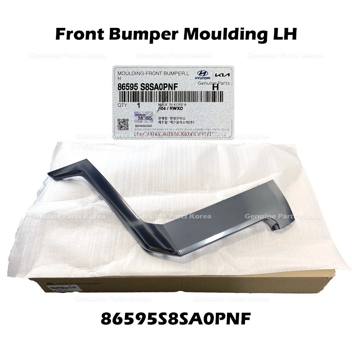 ⭐Genuine⭐ Front Bumper Moulding LH 86595S8SA0PNF for Hyundai Palisade