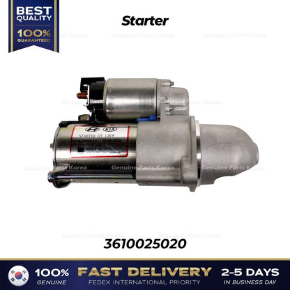 Genuine Starter 3610025020 for Hyundai Sonata Kia Forte Optima