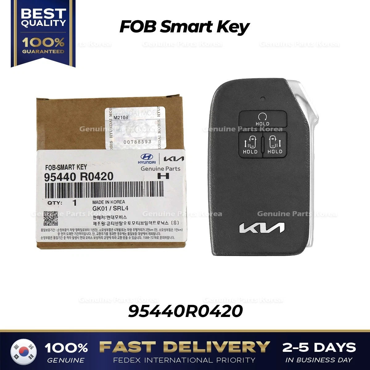 ⭐Genuine⭐ FOB Smart Key 95440R0420 for Kia Carnival
