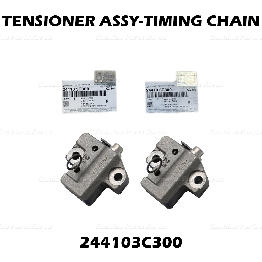 ⭐Genuine⭐ Engine Timing Chain Tensioner Set 244103C300 for Hyundai Kia