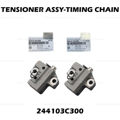 Genuine Engine Timing Chain Tensioner Set 244103C300 for Hyundai Kia