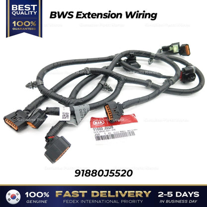Genuine BWS Extension Wiring 91880J5520 for Kia Stinger