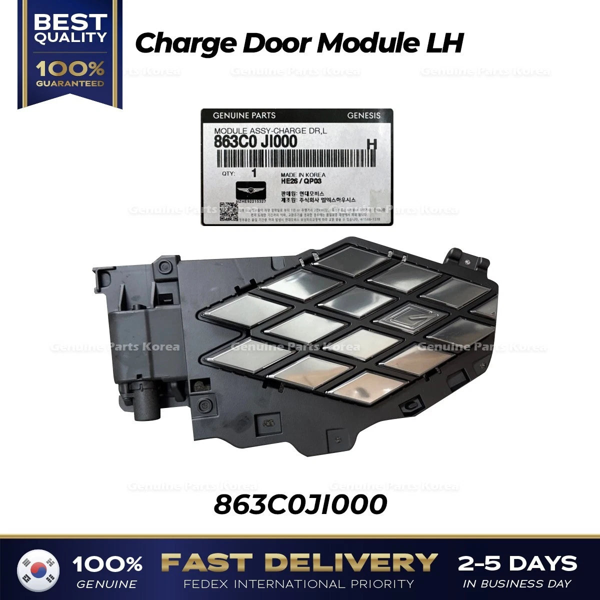 ⭐Genuine⭐ Charge Door Module LH 863C0JI000 for Genesis Electrified G80