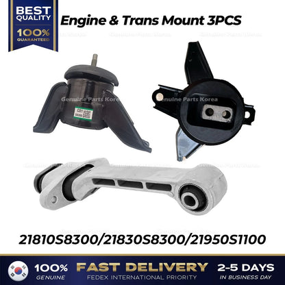 Genuine Engine & Trans Mount 3PCS for Hyundai Palisade 2WD