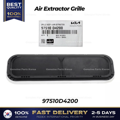 Genuine Air Extractor Grille 97510D4200 for Hyundai Santa Cruz Kia Forte K5