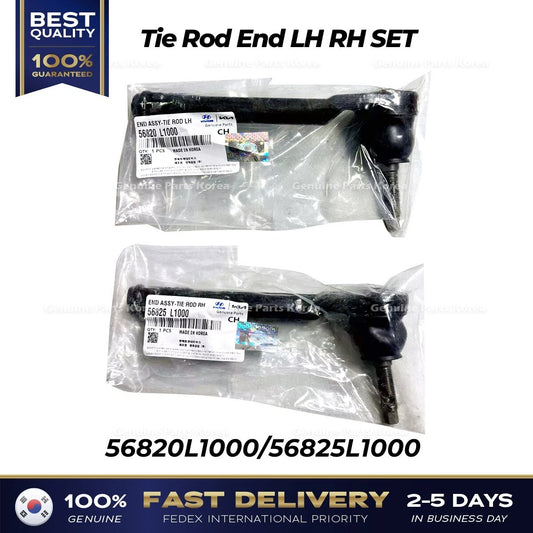 ⭐Genuine⭐ Tie Rod End LH RH SET 56820L1000 56825L1000 for Hyundai Sonata Kia K5